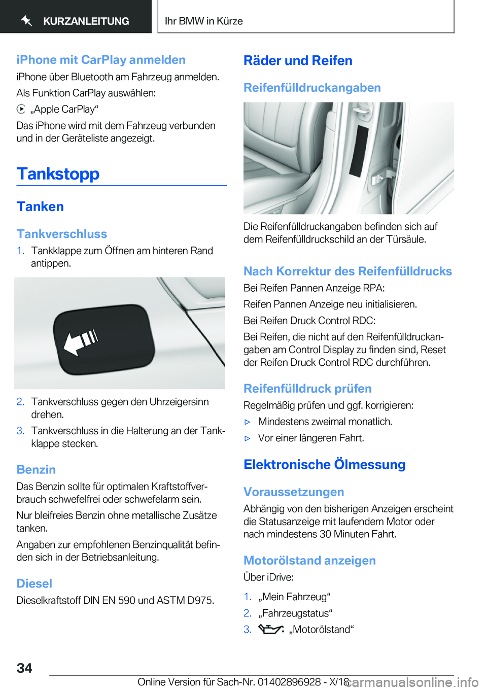 BMW 3 SERIES 2019  Betriebsanleitungen (in German) �i�P�h�o�n�e��m�i�t��C�a�r�P�l�a�y��a�n�m�e�l�d�e�n�i�P�h�o�n�e��