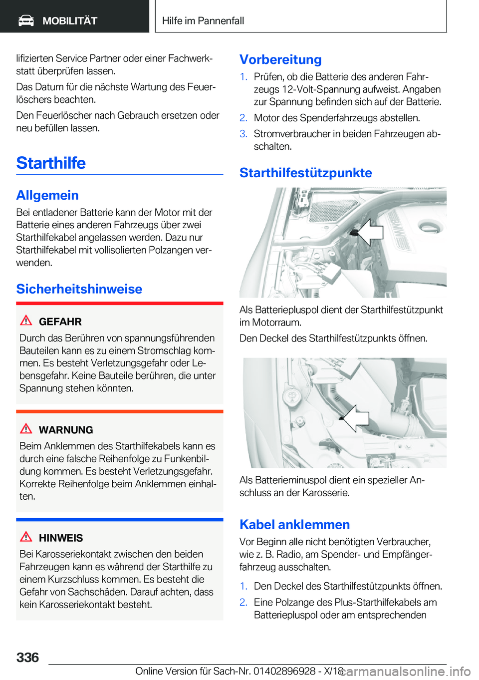 BMW 3 SERIES 2019  Betriebsanleitungen (in German) �l�i�f�i�z�i�e�r�t�e�n��S�e�r�v�i�c�e��P�a�r�t�n�e�r��o�d�e�r��e�i�n�e�r��F�a�c�h�w�e�r�kj�s�t�a�t�t��