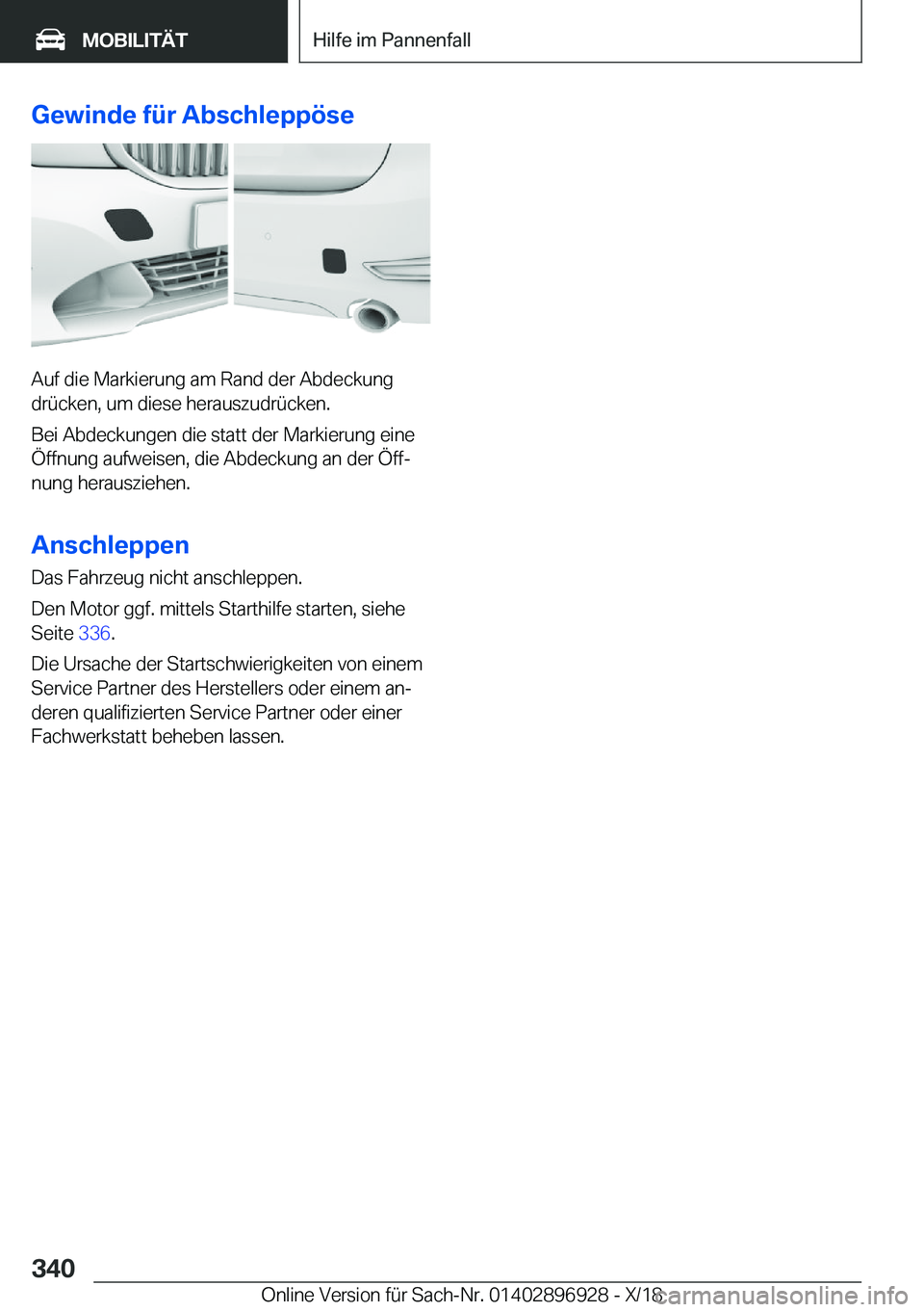 BMW 3 SERIES 2019  Betriebsanleitungen (in German) �G�e�w�i�n�d�e��f�