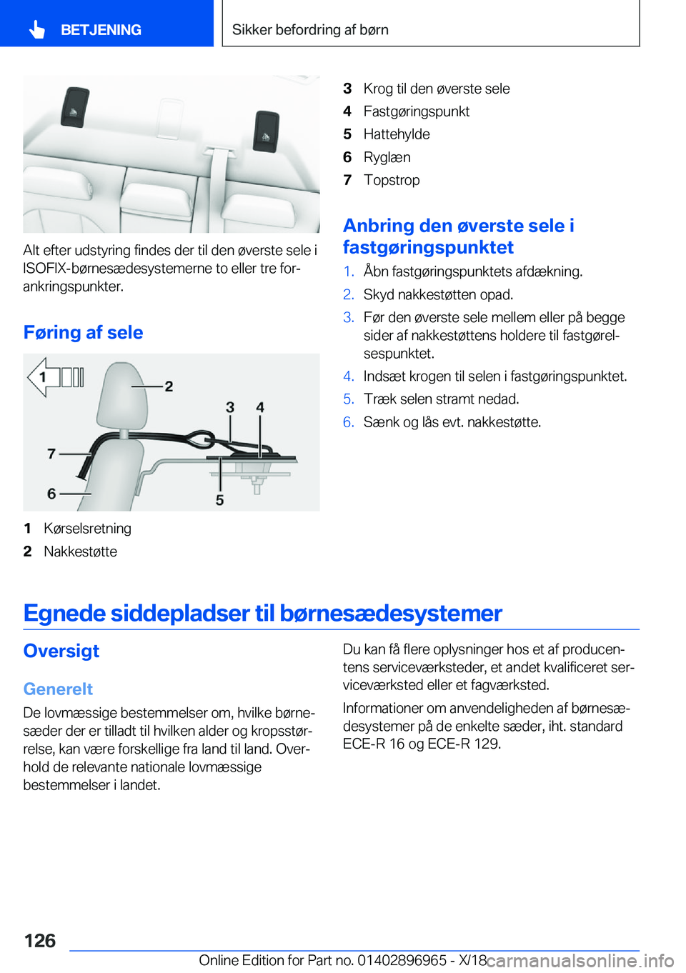 BMW 3 SERIES 2019  InstruktionsbØger (in Danish) �A�l�t��e�f�t�e�r��u�d�s�t�y�r�i�n�g��f�i�n�d�e�s��d�e�r��t�i�l��d�e�n��