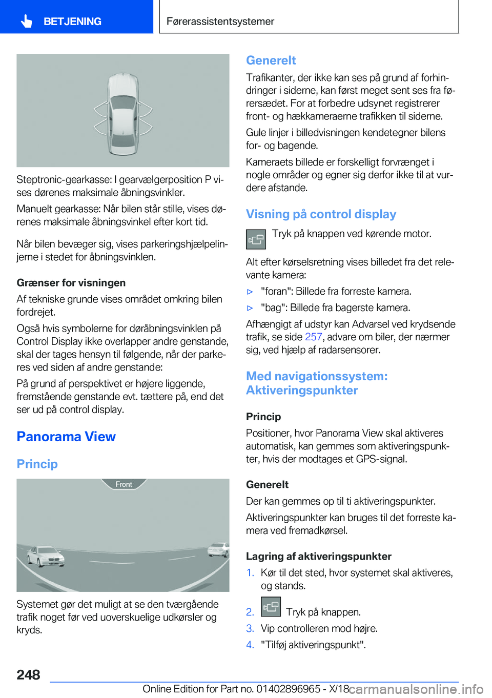 BMW 3 SERIES 2019  InstruktionsbØger (in Danish) �S�t�e�p�t�r�o�n�i�c�-�g�e�a�r�k�a�s�s�e�:��I��g�e�a�r�v�æ�l�g�e�r�p�o�s�i�t�i�o�n��P��v�ij
�s�e�s��d�