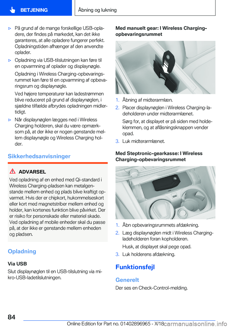BMW 3 SERIES 2019  InstruktionsbØger (in Danish) 'x�P�å��g�r�u�n�d��a�f��d�e��m�a�n�g�e��f�o�r�s�k�e�l�l�i�g�e��U�S�B�-�o�p�l�aj
�d�e�r�e�,��d�e�r��f�i�n�d�e�s��p�å��m�a�r�k�e�d�e�t�,��k�a�n��d�e�t��i�k�k�e
�g�a�r�a�n�t�e�r�e�s�,