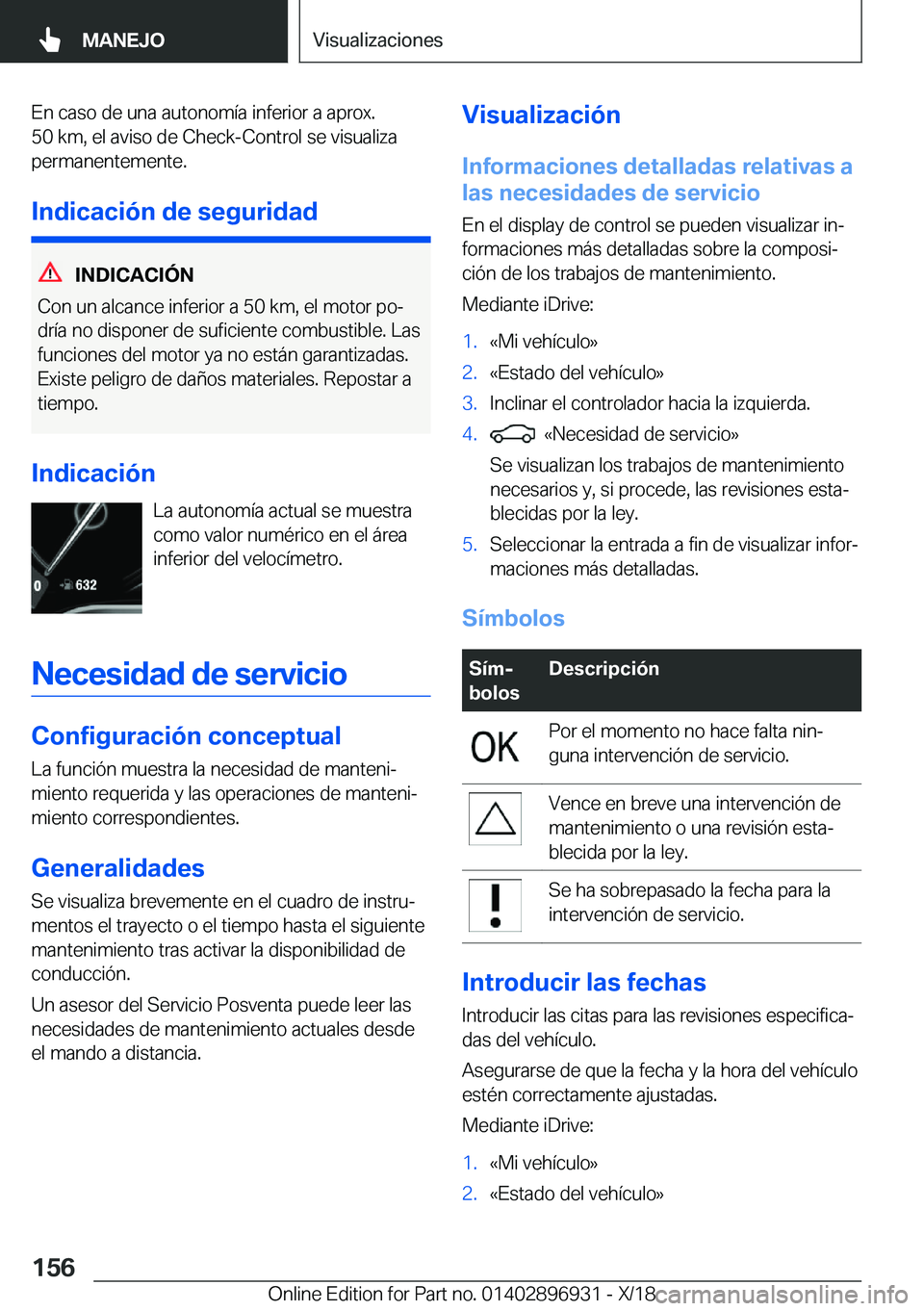 BMW 3 SERIES 2019  Manuales de Empleo (in Spanish) �E�n��c�a�s�o��d�e��u�n�a��a�u�t�o�n�o�m�