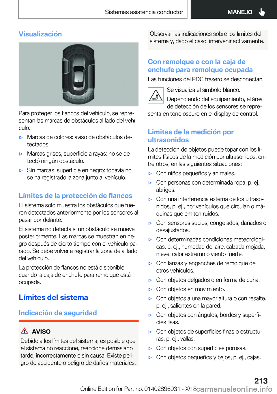 BMW 3 SERIES 2019  Manuales de Empleo (in Spanish) �V�i�s�u�a�l�i�z�a�c�i�