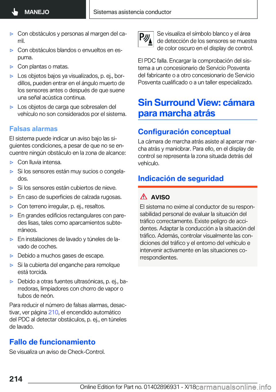 BMW 3 SERIES 2019  Manuales de Empleo (in Spanish) x�C�o�n��o�b�s�t�