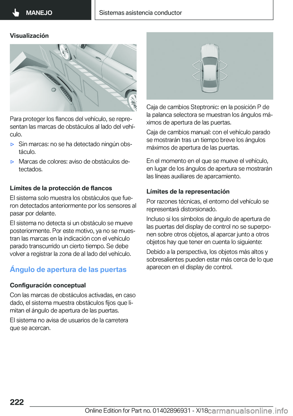 BMW 3 SERIES 2019  Manuales de Empleo (in Spanish) �V�i�s�u�a�l�i�z�a�c�i�