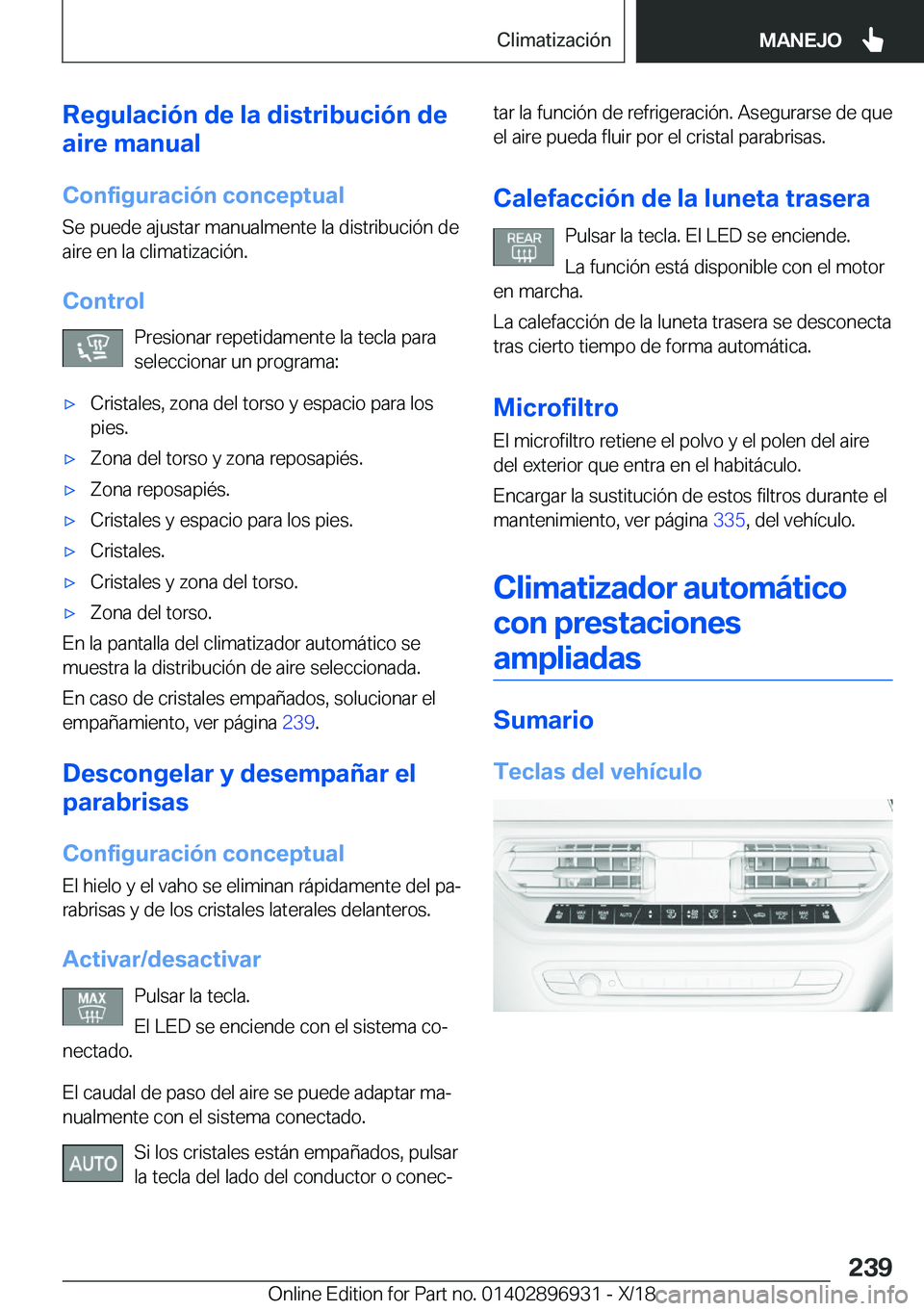 BMW 3 SERIES 2019  Manuales de Empleo (in Spanish) �R�e�g�u�l�a�c�i�