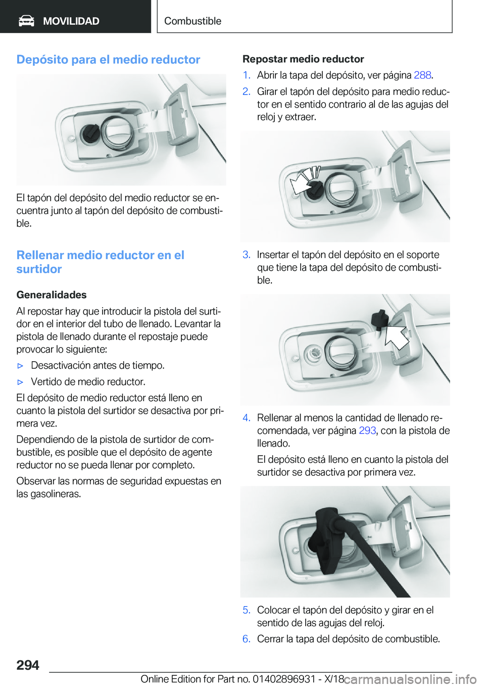 BMW 3 SERIES 2019  Manuales de Empleo (in Spanish) �D�e�p�