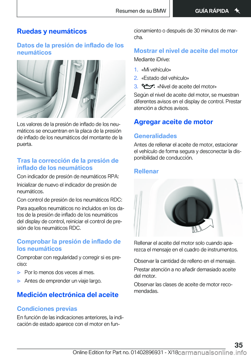 BMW 3 SERIES 2019  Manuales de Empleo (in Spanish) �R�u�e�d�a�s��y��n�e�u�m�