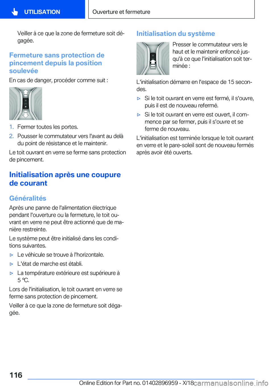 BMW 3 SERIES 2019  Notices Demploi (in French) �V�e�i�l�l�e�r��
