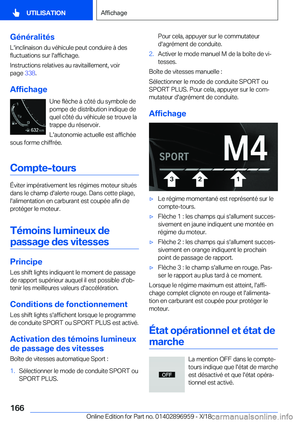 BMW 3 SERIES 2019  Notices Demploi (in French) �G�é�n�é�r�a�l�i�t�é�s�L�'�i�n�c�l�i�n�a�i�s�o�n��d�u��v�é�h�i�c�u�l�e��p�e�u�t��c�o�n�d�u�i�r�e��