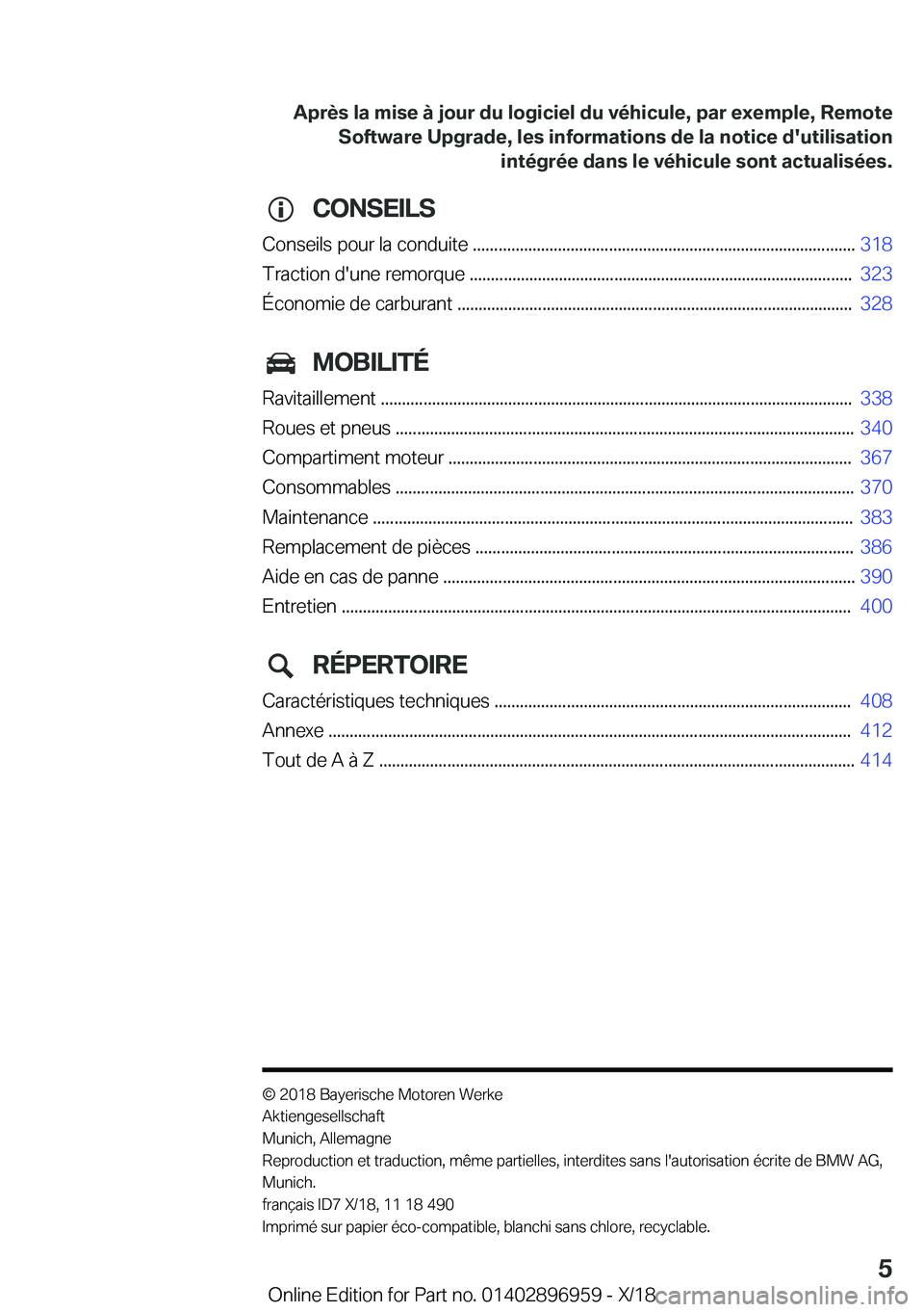 BMW 3 SERIES 2019  Notices Demploi (in French) �C�O�N�S�E�I�L�S
�C�o�n�s�e�i�l�s��p�o�u�r��l�a��c�o�n�d�u�i�t�e��.�.�.�.�.�.�.�.�.�.�.�.�.�.�.�.�.�.�.�.�.�.�.�.�.�.�.�.�.�.�.�.�.�.�.�.�.�.�.�.�.�.�.�.�.�.�.�.�.�.�.�.�.�.�.�.�.�.�.�.�.�.�.�.�.�