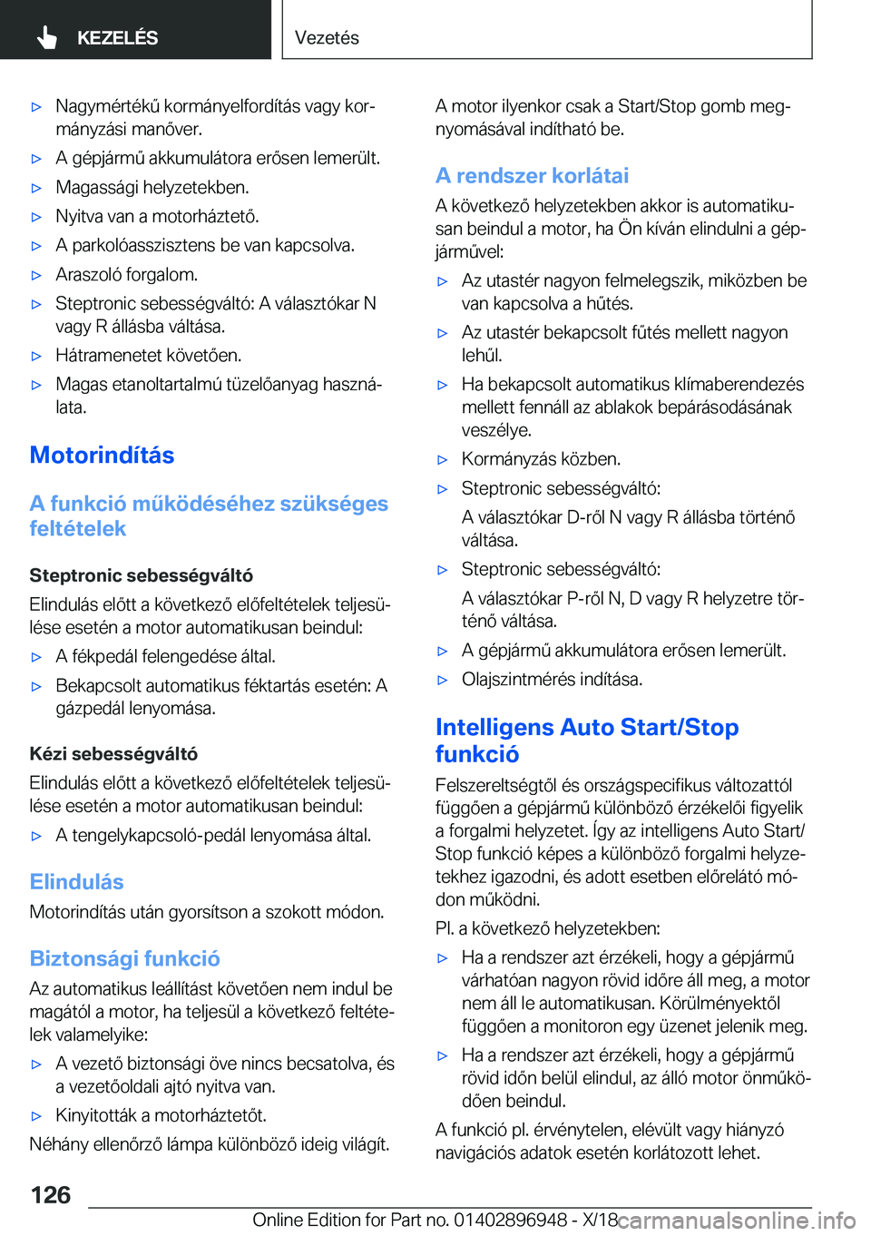 BMW 3 SERIES 2019  Kezelési útmutató (in Hungarian) 'x�N�a�g�y�m�