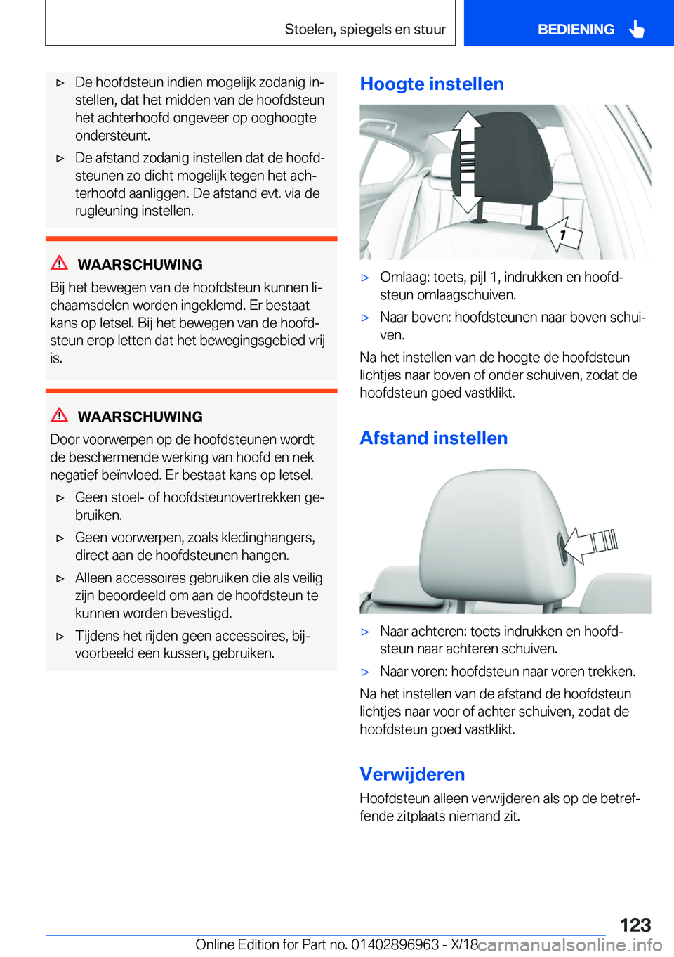 BMW 3 SERIES 2019  Instructieboekjes (in Dutch) 'x�D�e��h�o�o�f�d�s�t�e�u�n��i�n�d�i�e�n��m�o�g�e�l�i�j�k��z�o�d�a�n�i�g��i�nj
�s�t�e�l�l�e�n�,��d�a�t��h�e�t��m�i�d�d�e�n��v�a�n��d�e��h�o�o�f�d�s�t�e�u�n
�h�e�t��a�c�h�t�e�r�h�o�o�f