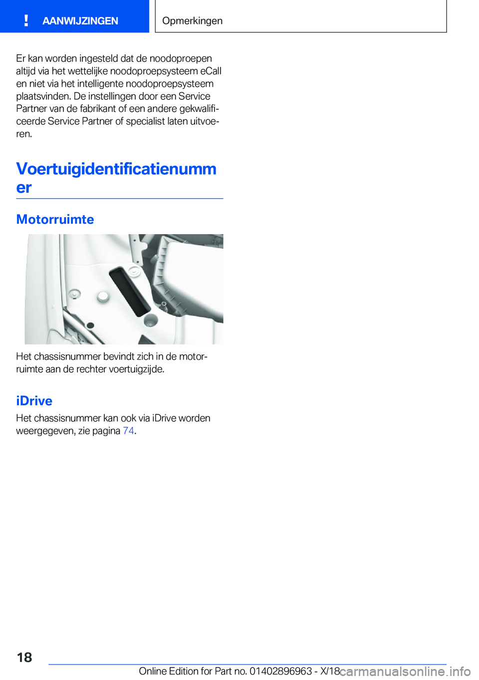 BMW 3 SERIES 2019  Instructieboekjes (in Dutch) �E�r��k�a�n��w�o�r�d�e�n��i�n�g�e�s�t�e�l�d��d�a�t��d�e��n�o�o�d�o�p�r�o�e�p�e�n�a�l�t�i�j�d��v�i�a��h�e�t��w�e�t�t�e�l�i�j�k�e��n�o�o�d�o�p�r�o�e�p�s�y�s�t�e�e�m��e�C�a�l�l
�e�n��n�i�e�t�