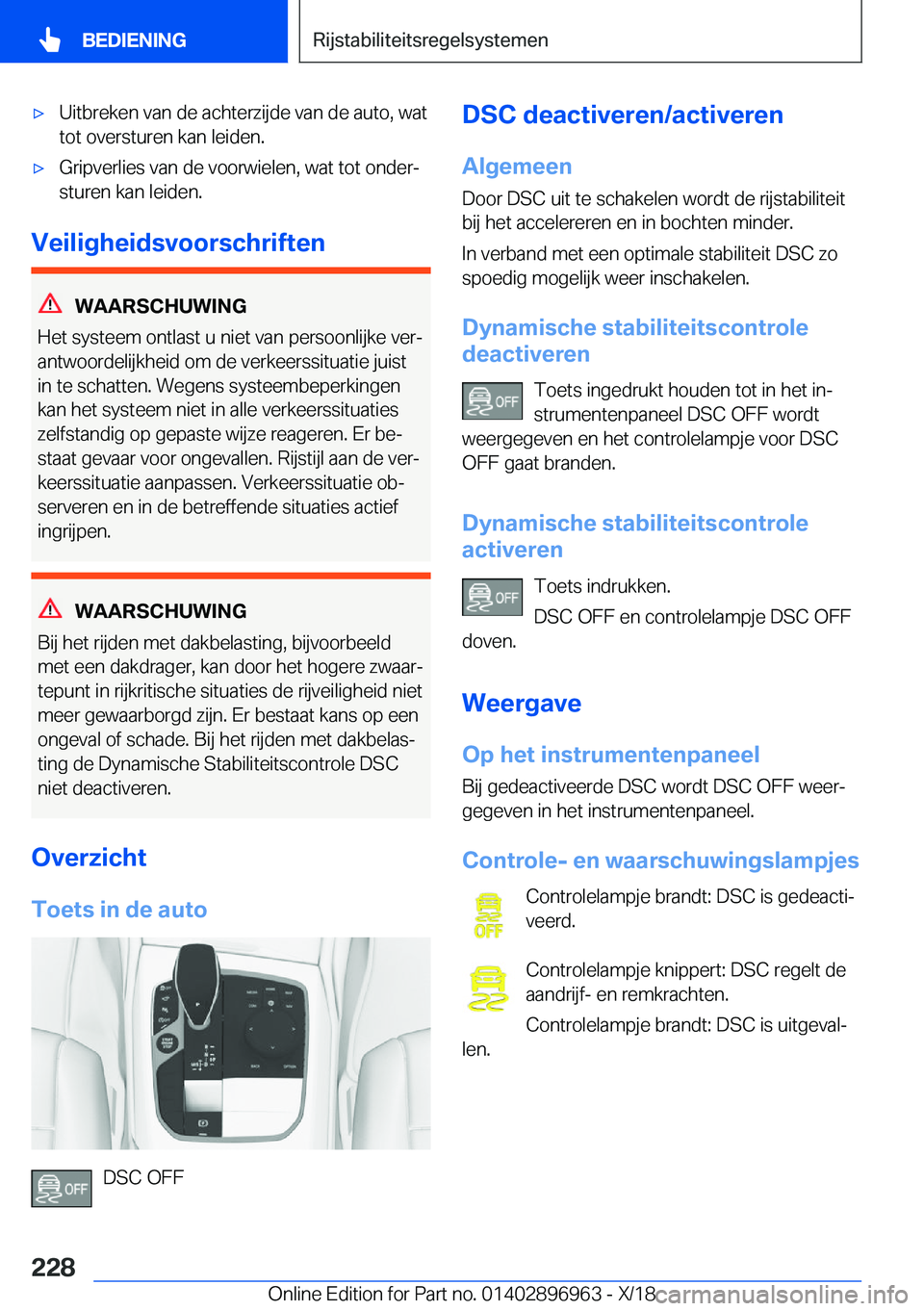 BMW 3 SERIES 2019  Instructieboekjes (in Dutch) 'x�U�i�t�b�r�e�k�e�n��v�a�n��d�e��a�c�h�t�e�r�z�i�j�d�e��v�a�n��d�e��a�u�t�o�,��w�a�t�t�o�t��o�v�e�r�s�t�u�r�e�n��k�a�n��l�e�i�d�e�n�.'x�G�r�i�p�v�e�r�l�i�e�s��v�a�n��d�e��v�o�o�r