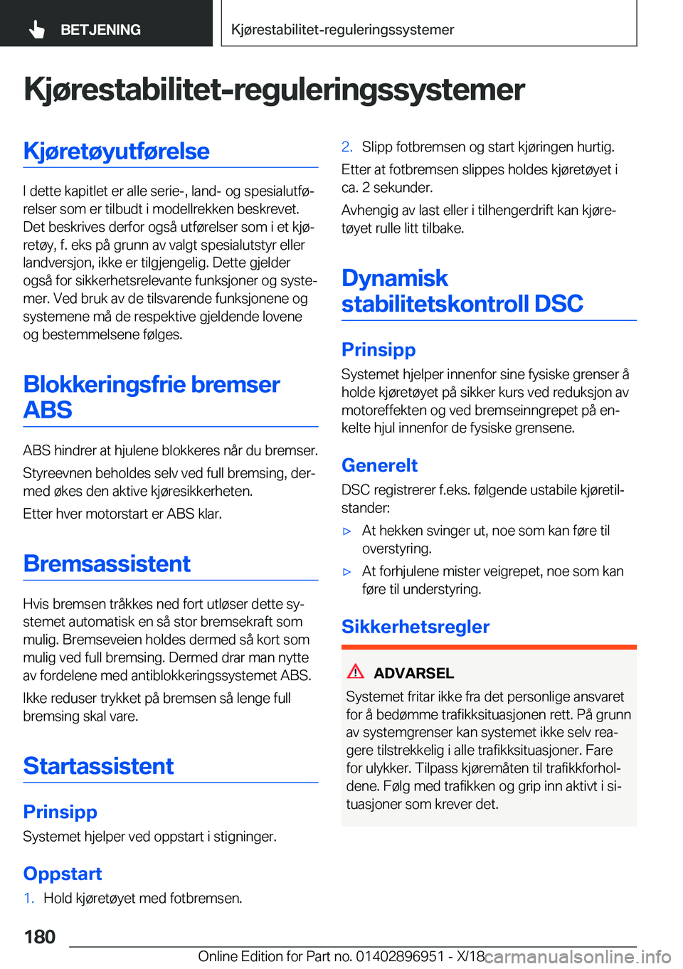 BMW 3 SERIES 2019  InstruksjonsbØker (in Norwegian) �K�j�