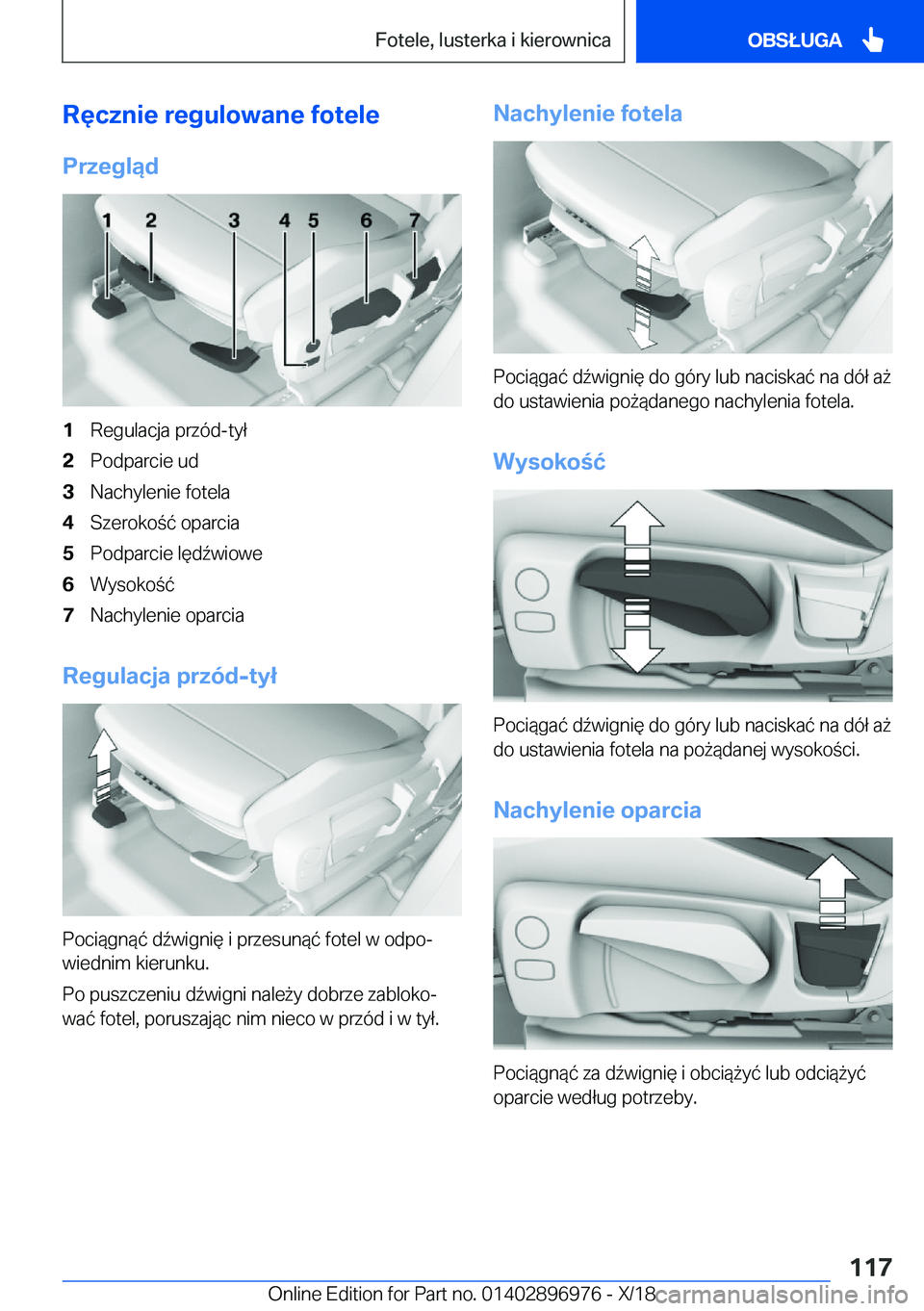 BMW 3 SERIES 2019  Instrukcja obsługi (in Polish) �R�