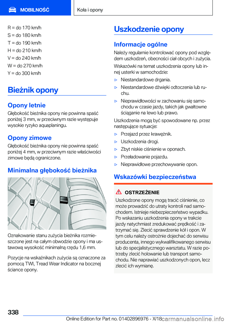 BMW 3 SERIES 2019  Instrukcja obsługi (in Polish) �R����d�o��1�7�0��k�m�/�h
�S����d�o��1�8�0��k�m�/�h
�T����d�o��1�9�0��k�m�/�h
�H����d�o��2�1�0��k�m�/�h
�V����d�o��2�4�0��k�m�/�h
�W����d�o��2�7�0��k�m�/�h
�Y����d�o�