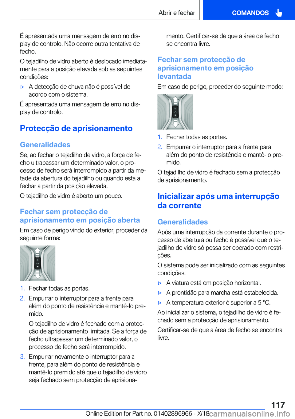BMW 3 SERIES 2019  Manual do condutor (in Portuguese) �