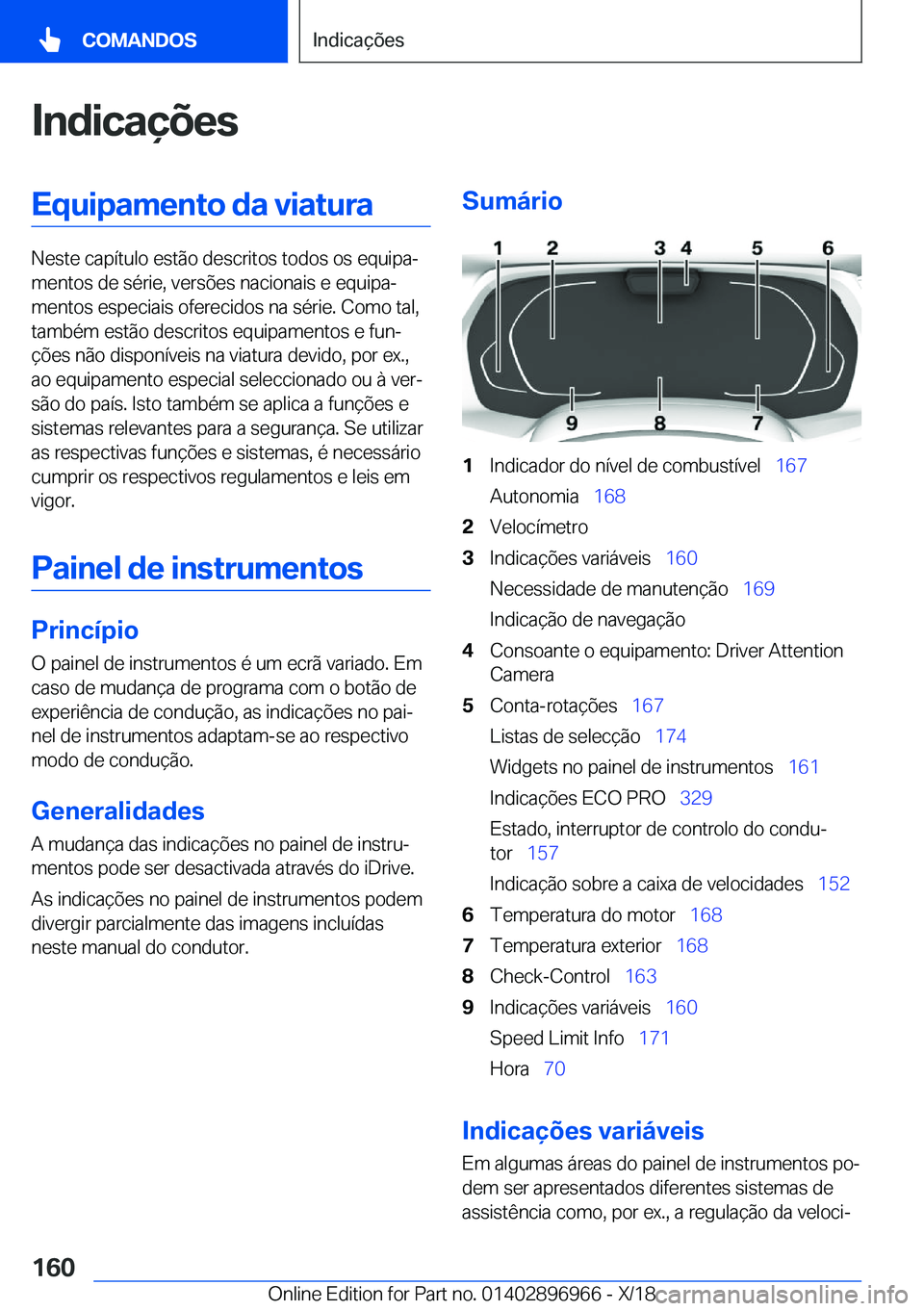 BMW 3 SERIES 2019  Manual do condutor (in Portuguese) �I�n�d�i�c�a�