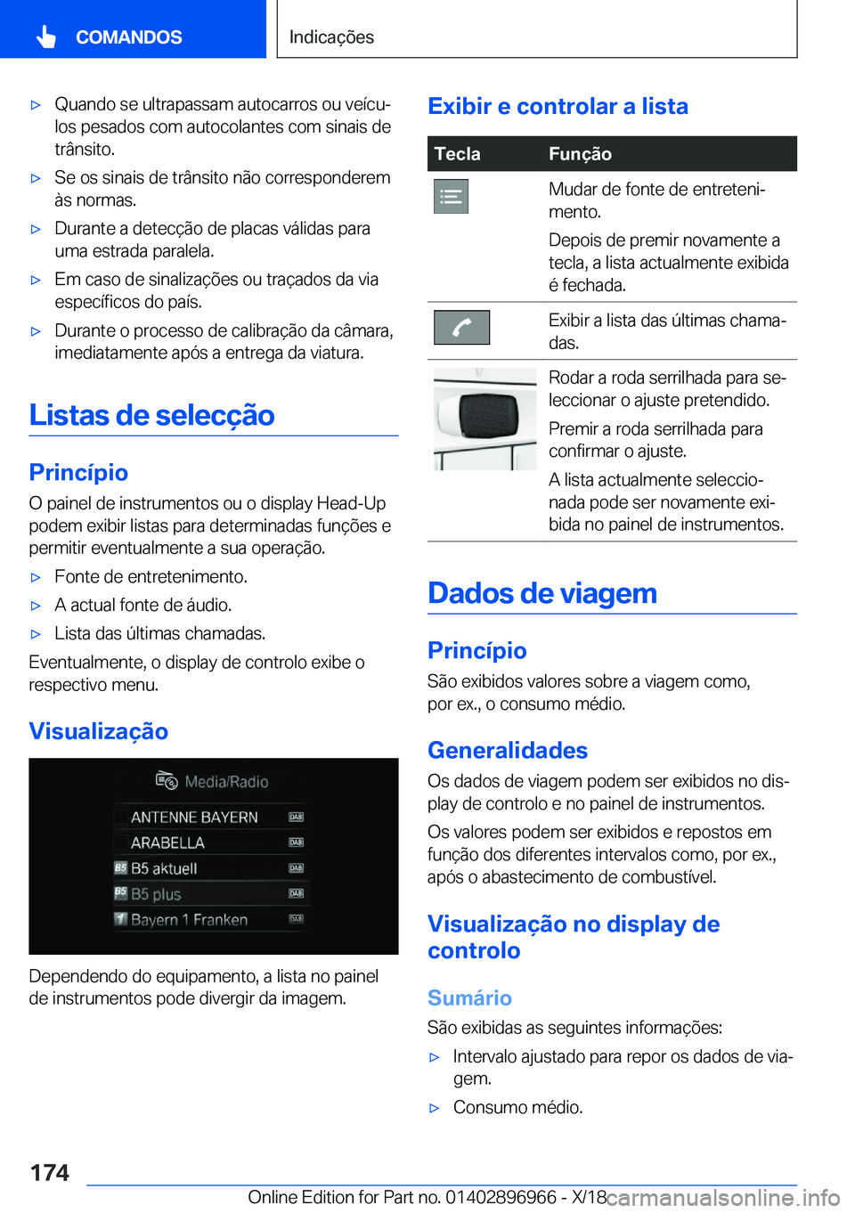 BMW 3 SERIES 2019  Manual do condutor (in Portuguese) x�Q�u�a�n�d�o��s�e��u�l�t�r�a�p�a�s�s�a�m��a�u�t�o�c�a�r�r�o�s��o�u��v�e�