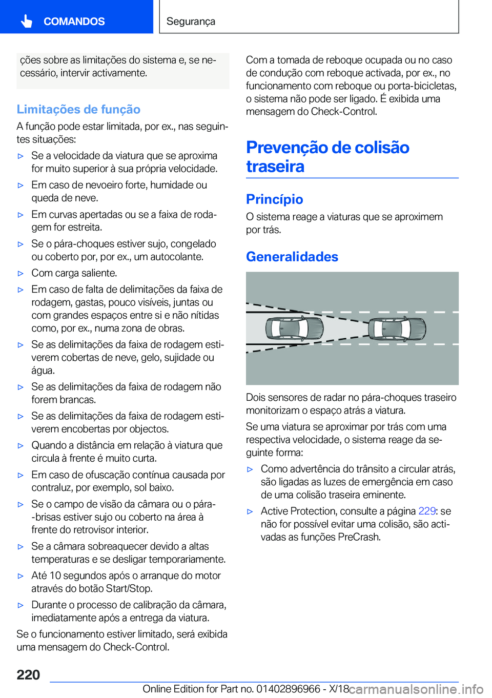 BMW 3 SERIES 2019  Manual do condutor (in Portuguese) �