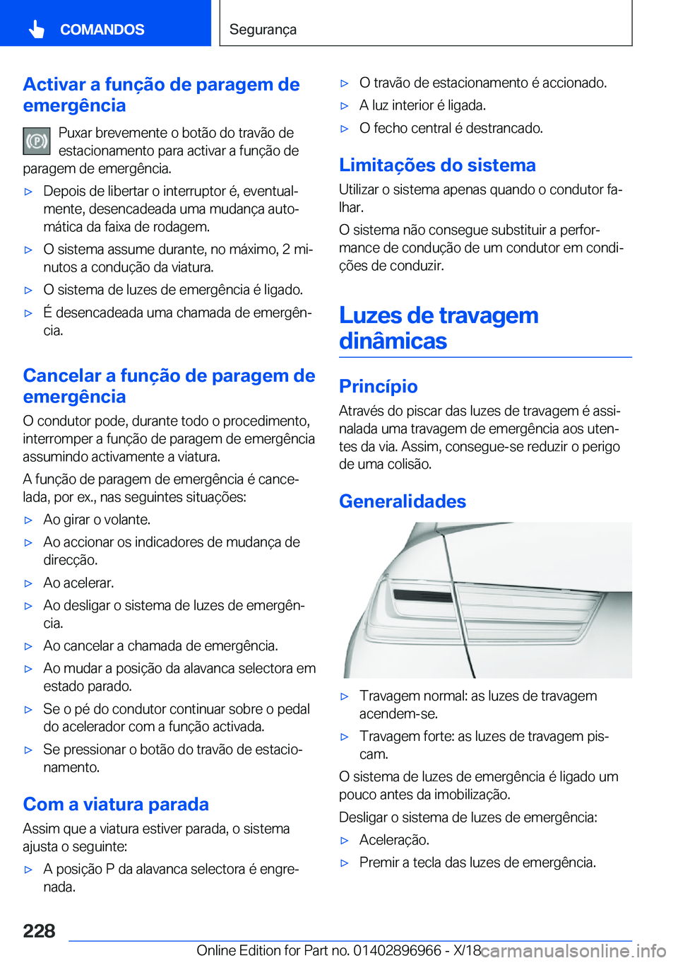 BMW 3 SERIES 2019  Manual do condutor (in Portuguese) �A�c�t�i�v�a�r��a��f�u�n�