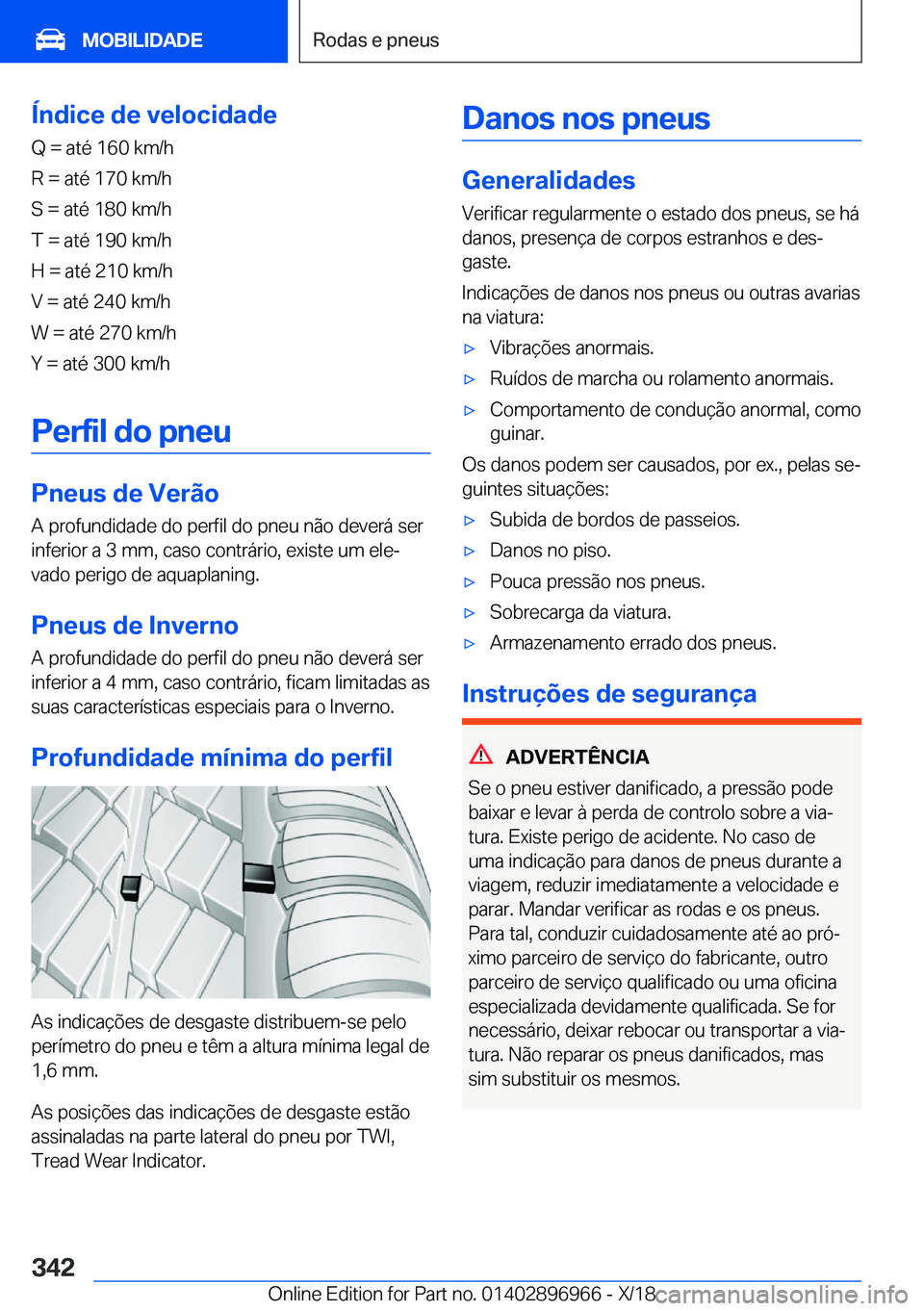BMW 3 SERIES 2019  Manual do condutor (in Portuguese) �