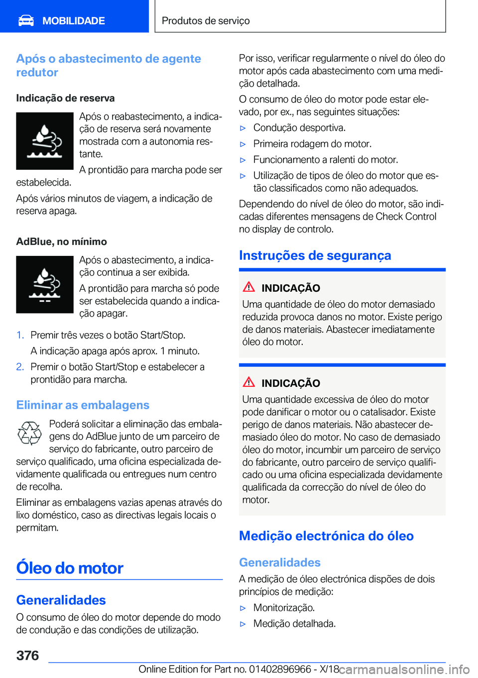 BMW 3 SERIES 2019  Manual do condutor (in Portuguese) �A�p�