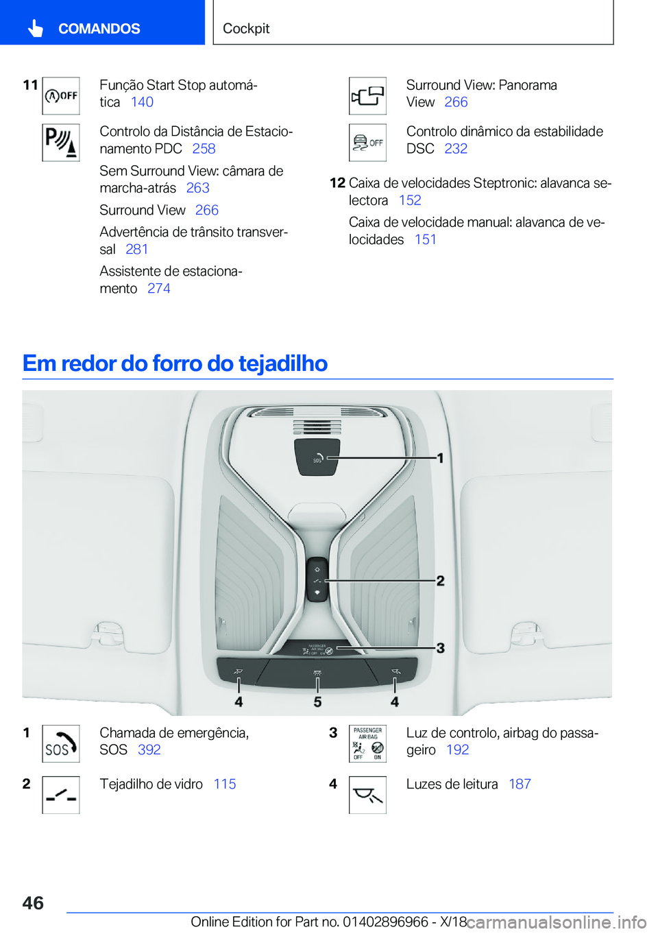 BMW 3 SERIES 2019  Manual do condutor (in Portuguese) �1�1�F�u�n�