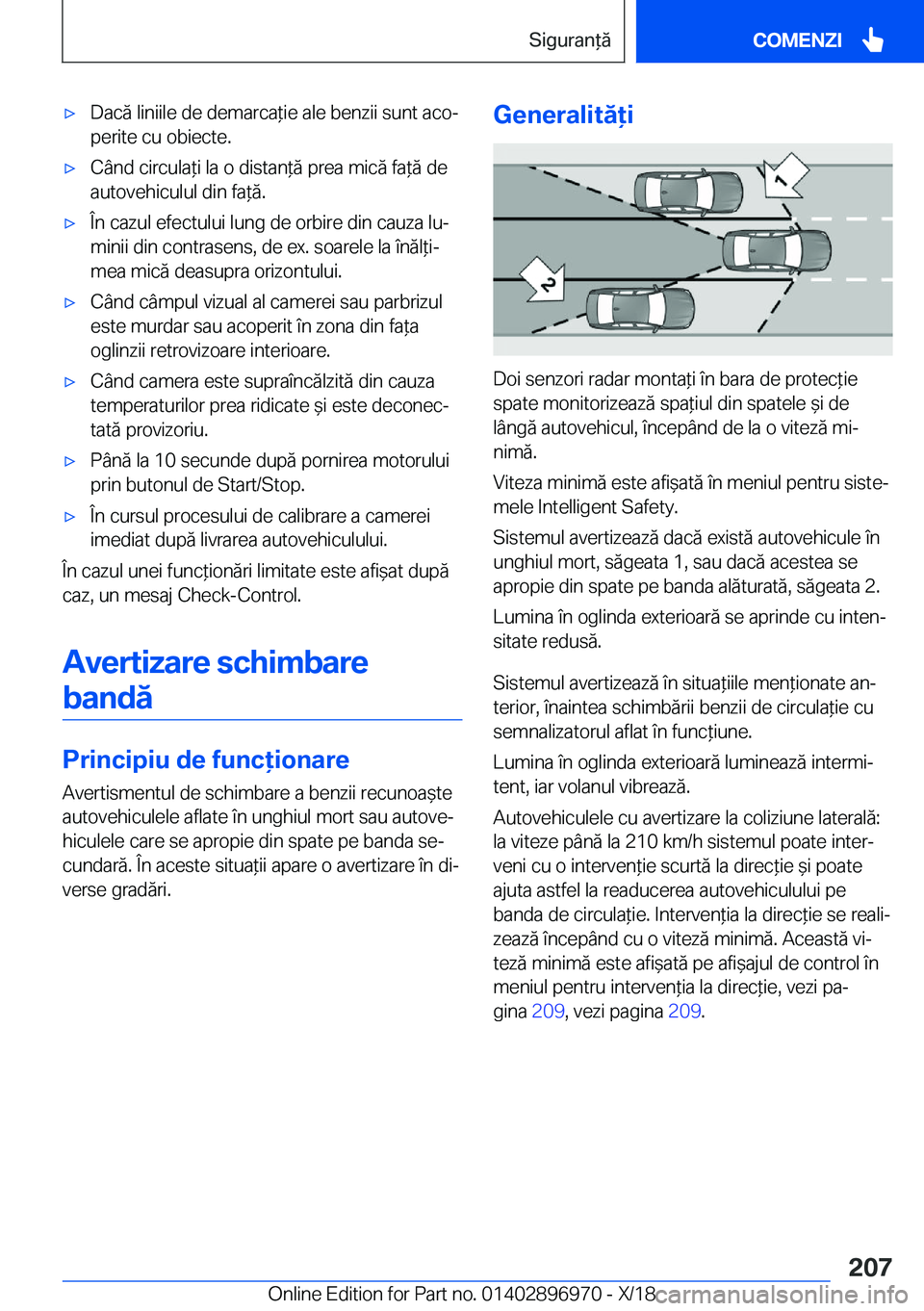 BMW 3 SERIES 2019  Ghiduri De Utilizare (in Romanian) 'x�D�a�c�