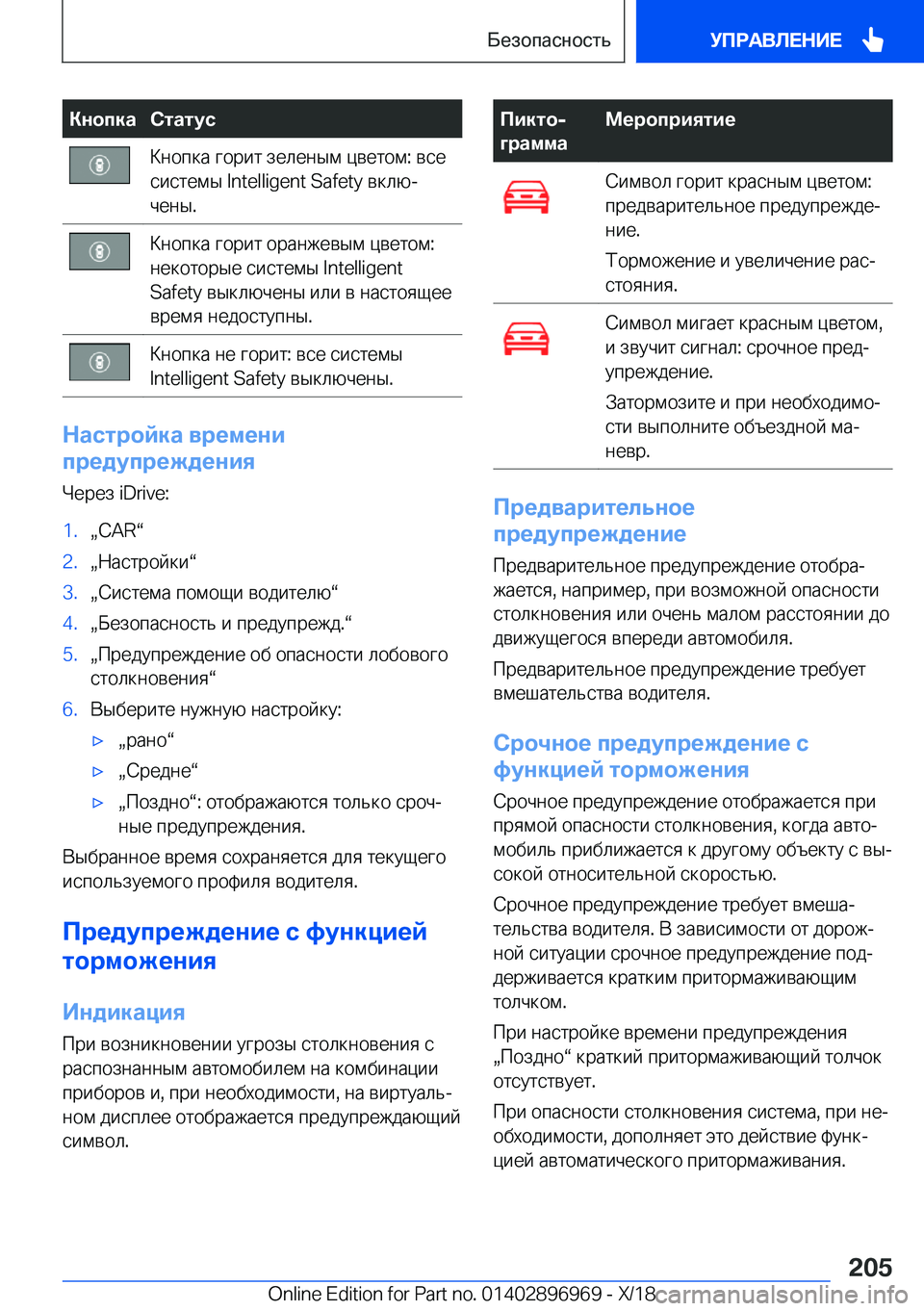BMW 3 SERIES 2019  Руково 
