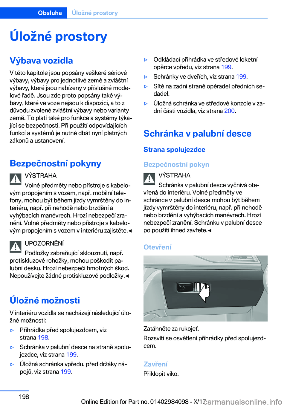 BMW 3 SERIES 2018  Návod na použití (in Czech) �