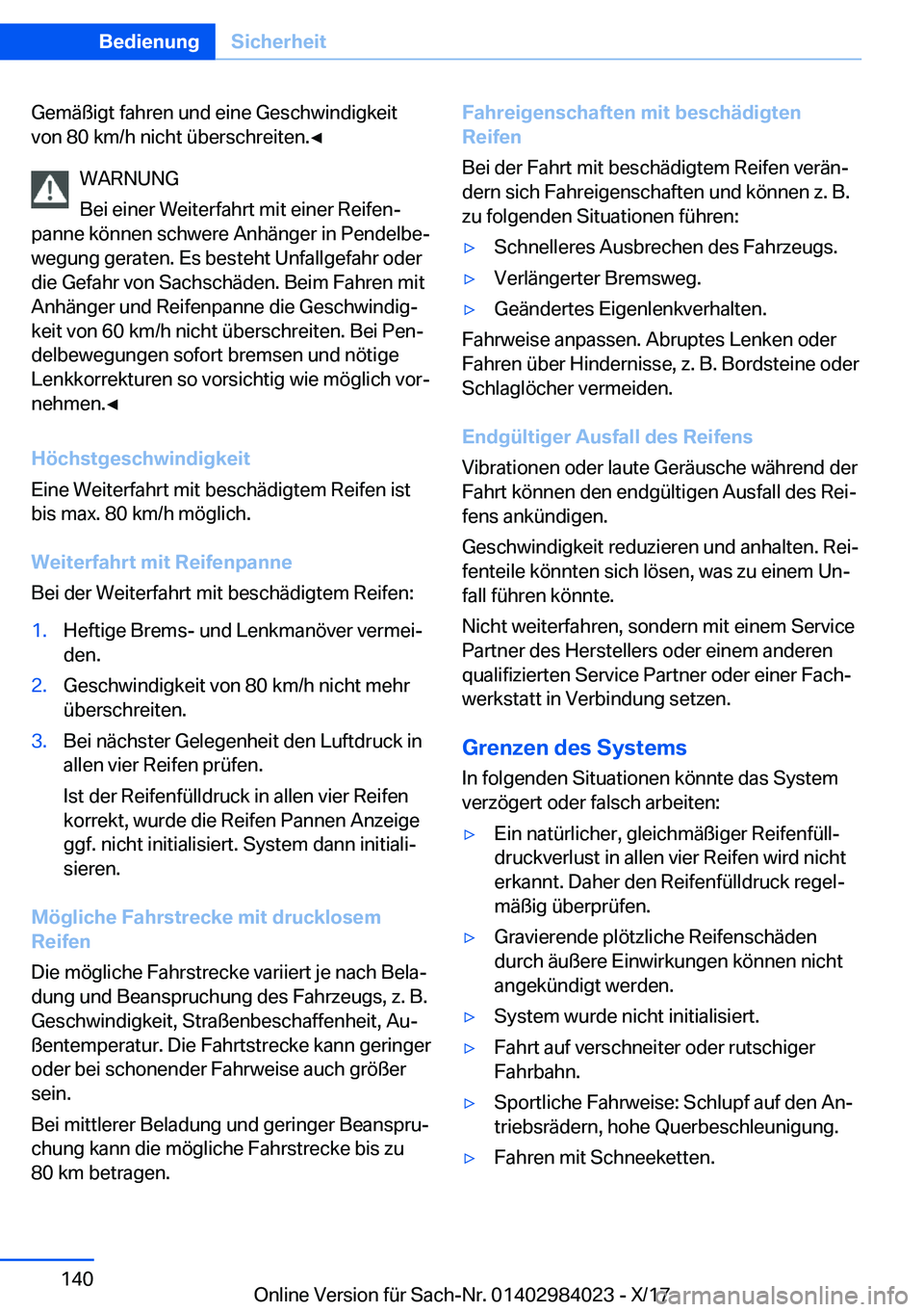 BMW 3 SERIES 2018  Betriebsanleitungen (in German) �G�e�m�