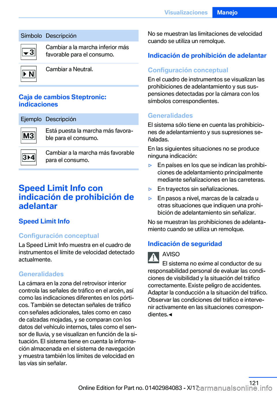 BMW 3 SERIES 2018  Manuales de Empleo (in Spanish) �S�