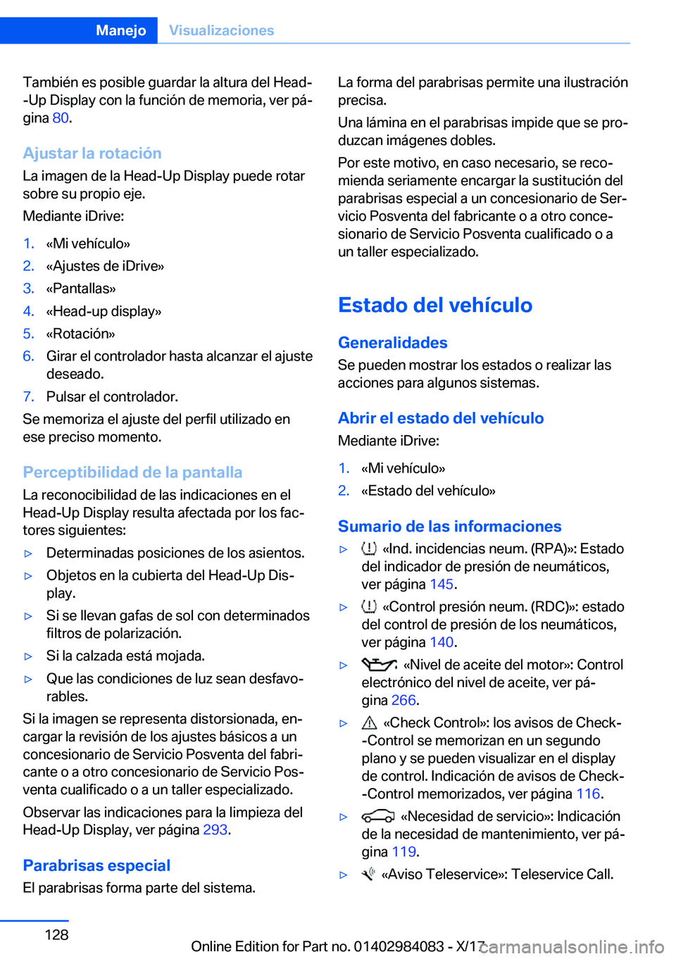 BMW 3 SERIES 2018  Manuales de Empleo (in Spanish) �T�a�m�b�i�