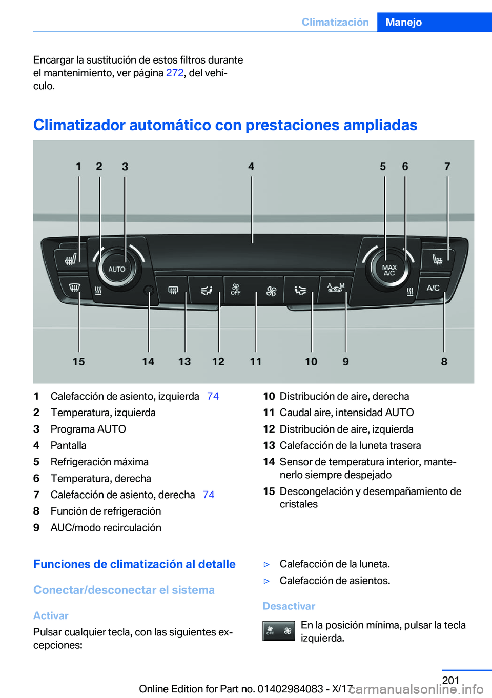 BMW 3 SERIES 2018  Manuales de Empleo (in Spanish) �E�n�c�a�r�g�a�r� �l�a� �s�u�s�t�i�t�u�c�i�