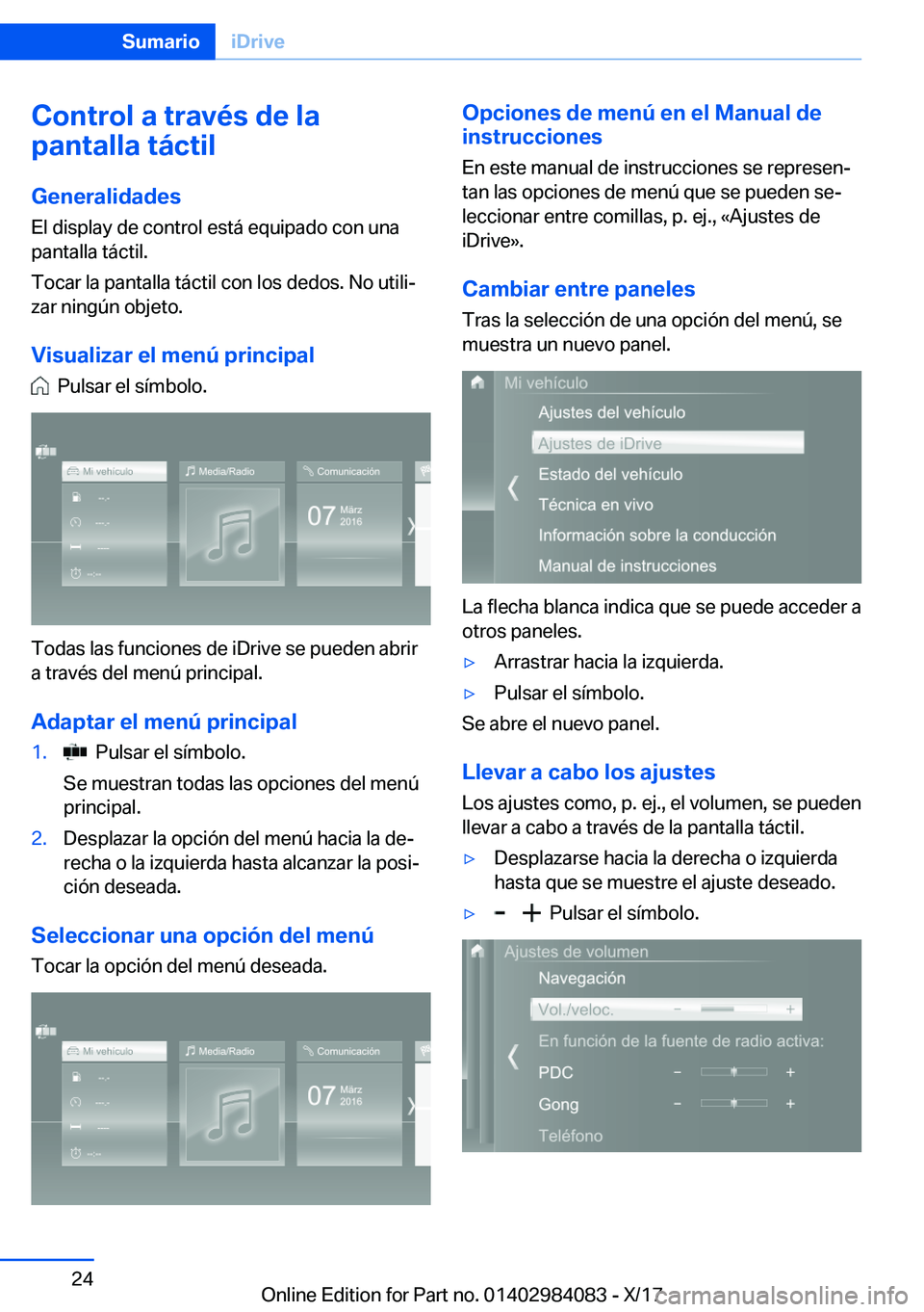 BMW 3 SERIES 2018  Manuales de Empleo (in Spanish) �C�o�n�t�r�o�l��a��t�r�a�v�