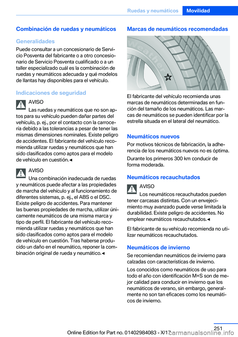 BMW 3 SERIES 2018  Manuales de Empleo (in Spanish) �C�o�m�b�i�n�a�c�i�