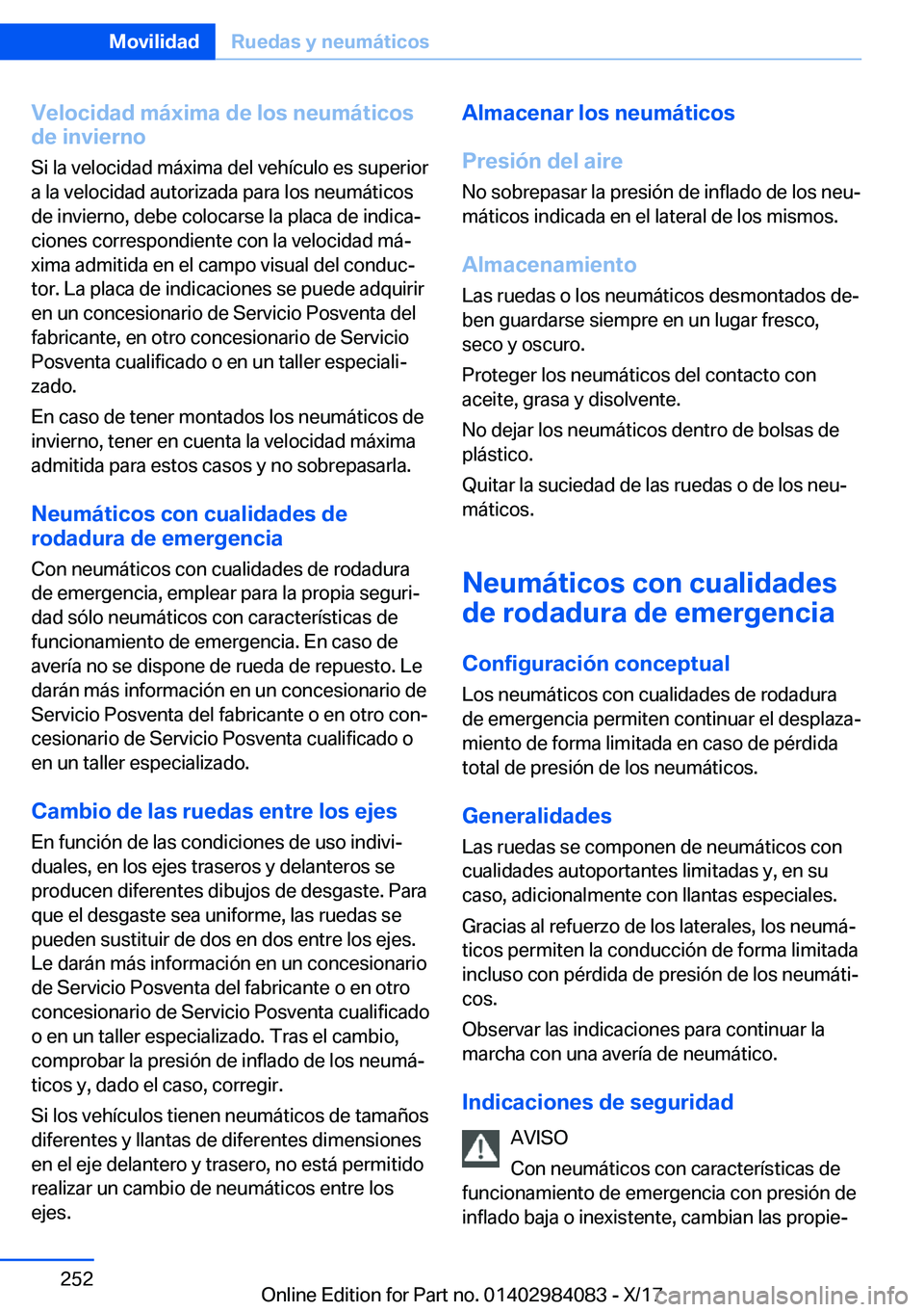 BMW 3 SERIES 2018  Manuales de Empleo (in Spanish) �V�e�l�o�c�i�d�a�d��m�