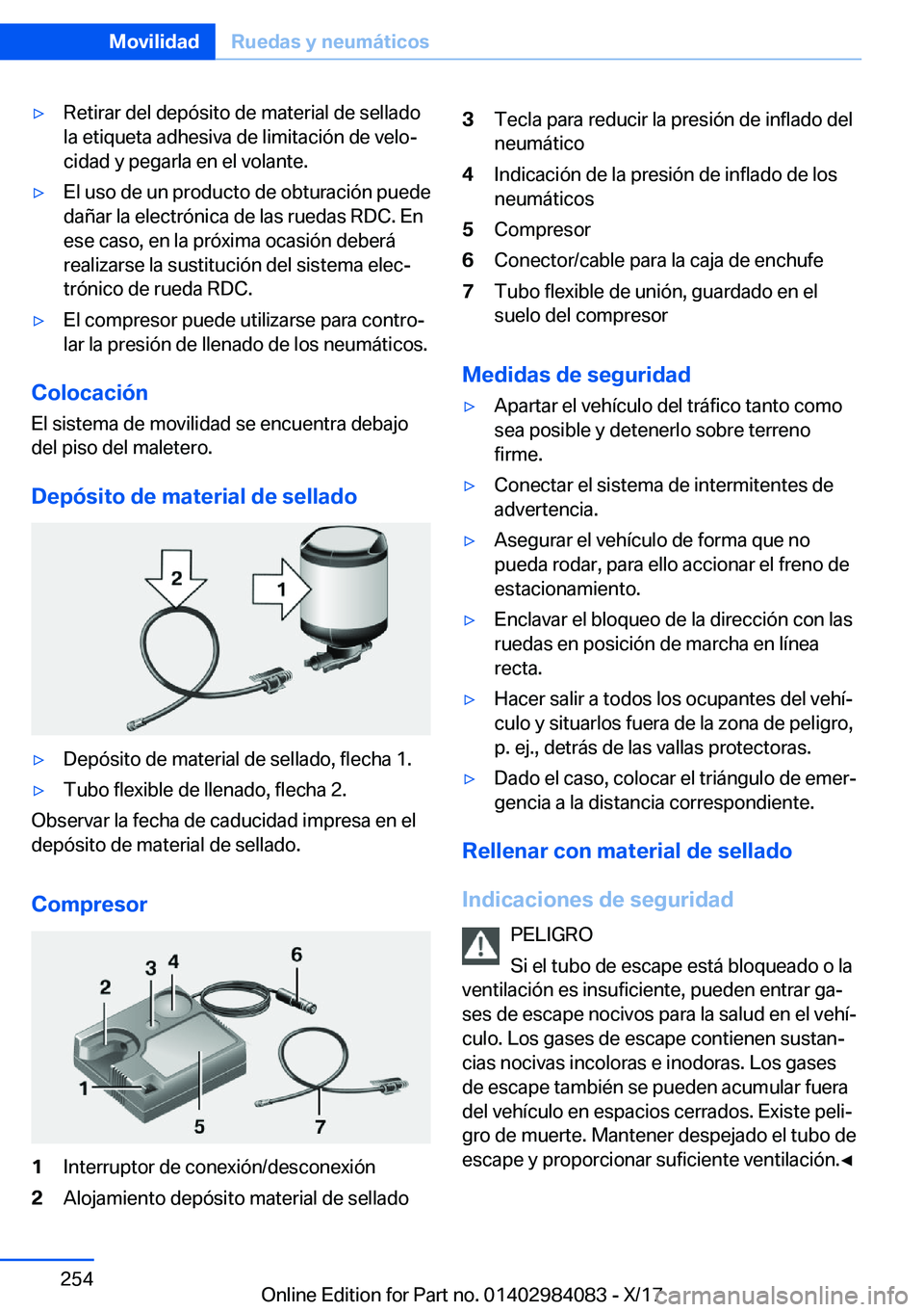 BMW 3 SERIES 2018  Manuales de Empleo (in Spanish) y�R�e�t�i�r�a�r� �d�e�l� �d�e�p�
