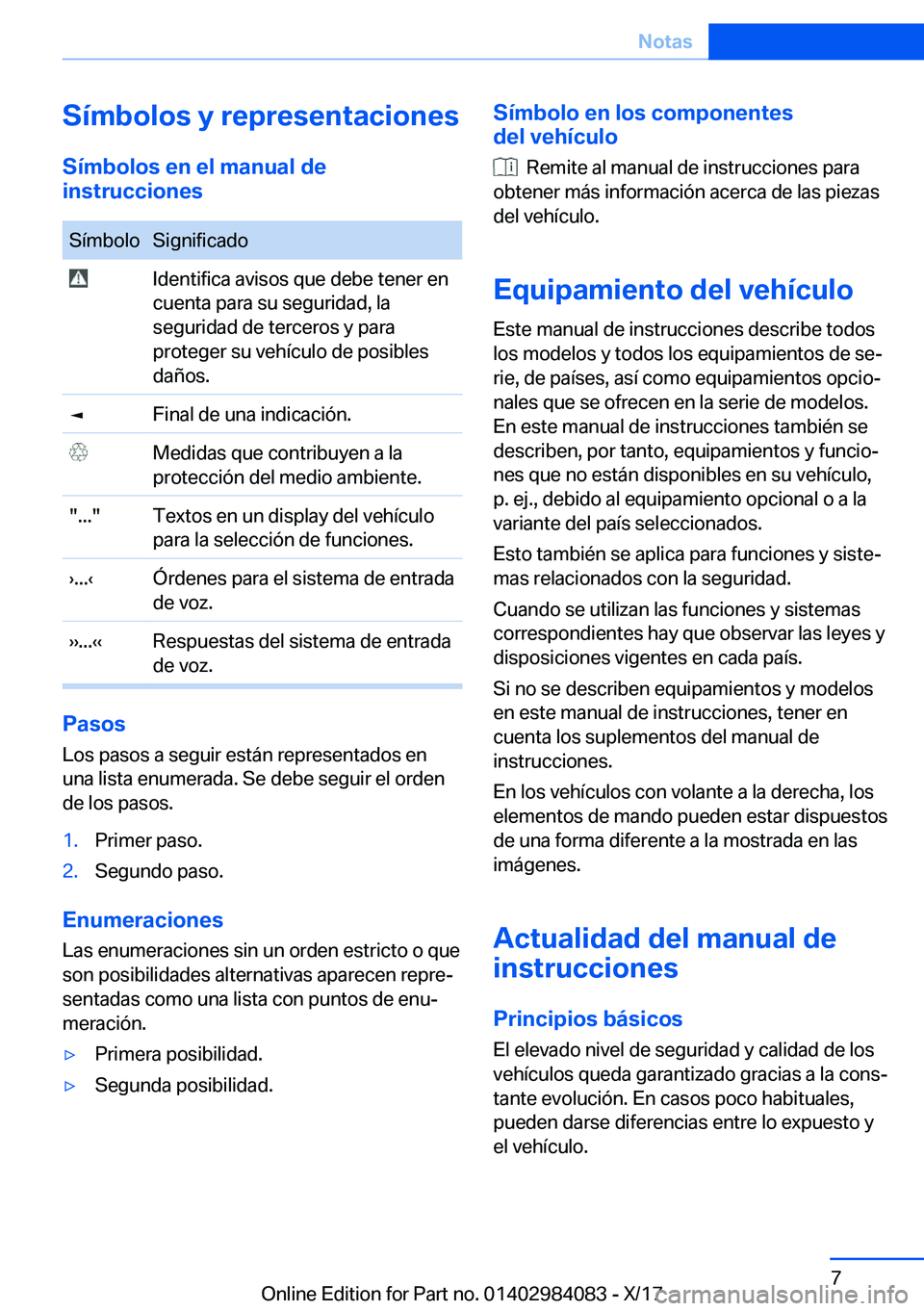 BMW 3 SERIES 2018  Manuales de Empleo (in Spanish) �S�