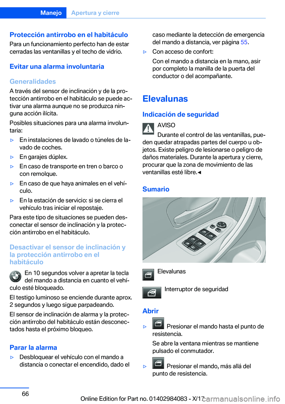 BMW 3 SERIES 2018  Manuales de Empleo (in Spanish) �P�r�o�t�e�c�c�i�
