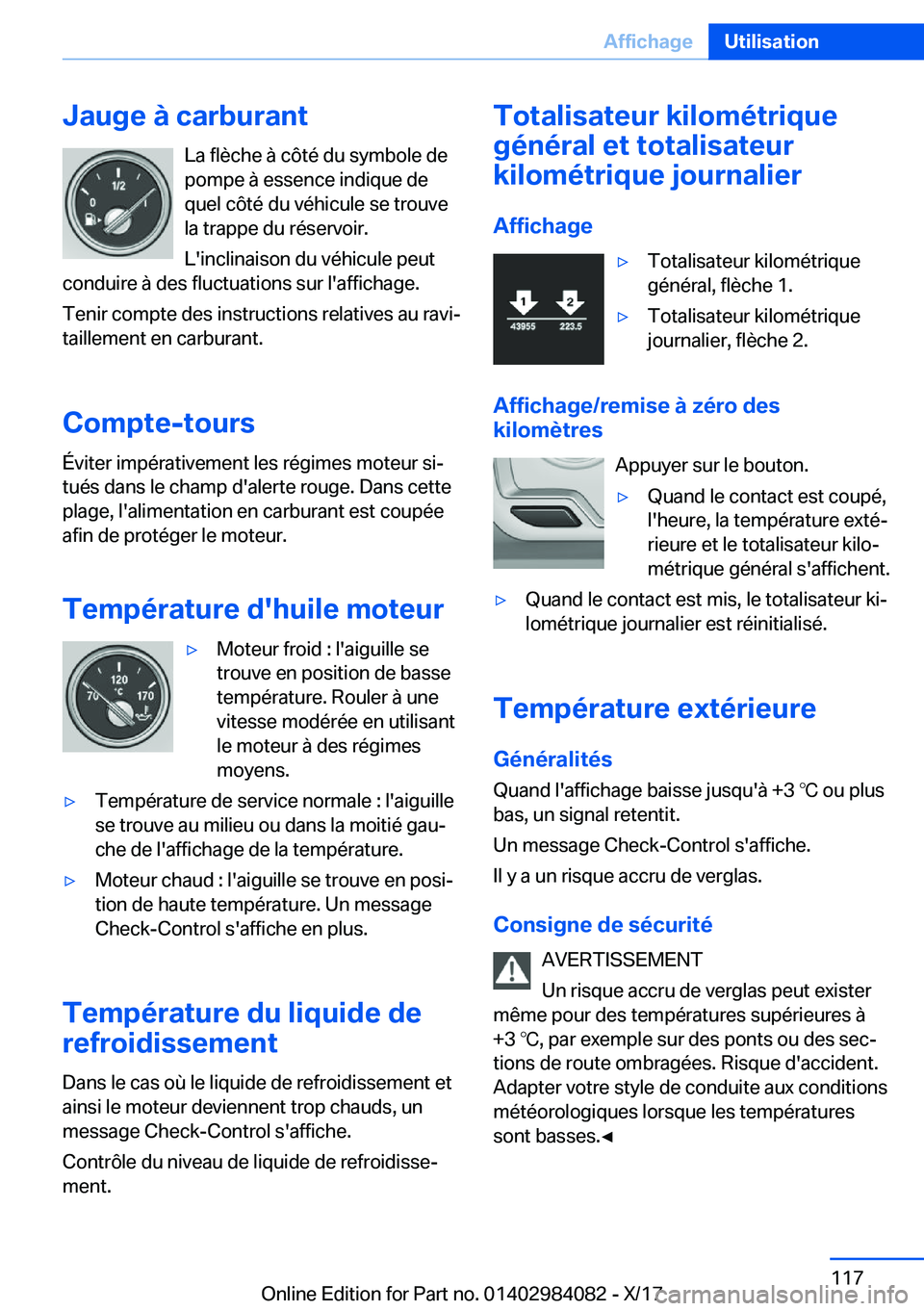 BMW 3 SERIES 2018  Notices Demploi (in French) �J�a�u�g�e��