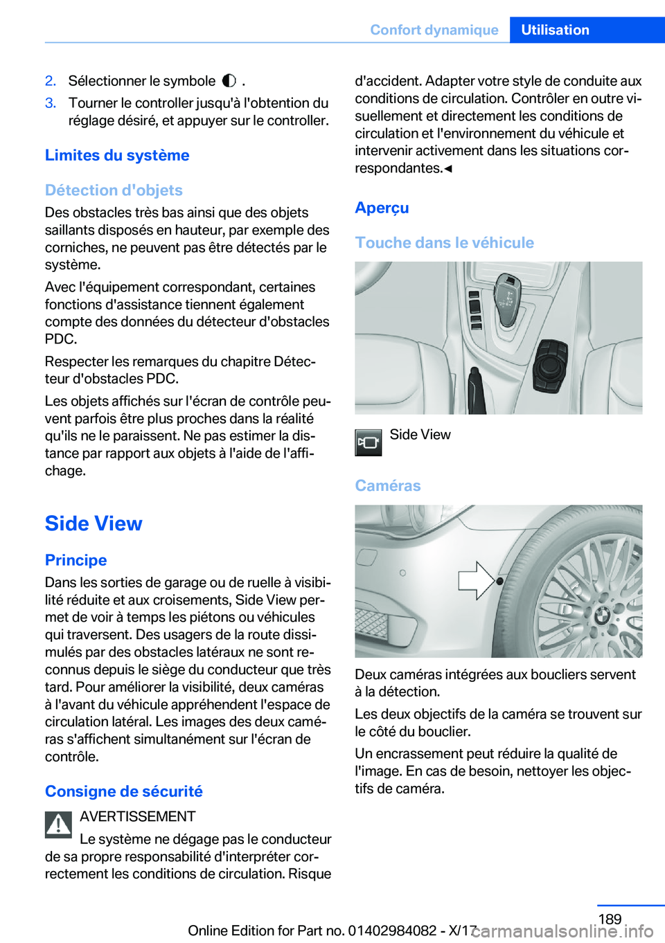 BMW 3 SERIES 2018  Notices Demploi (in French) �2�.�S�é�l�e�c�t�i�o�n�n�e�r� �l�e� �s�y�m�b�o�l�e� � � � �.�3�.�T�o�u�r�n�e�r� �l�e� �c�o�n�t�r�o�l�l�e�r� �j�u�s�q�u�'�
