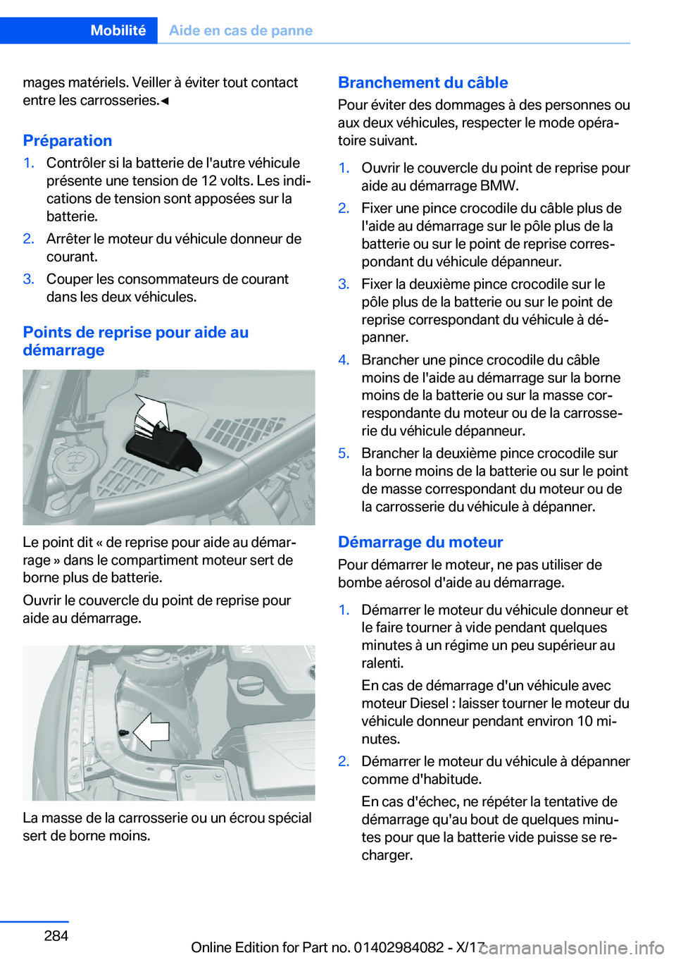 BMW 3 SERIES 2018  Notices Demploi (in French) �m�a�g�e�s� �m�a�t�é�r�i�e�l�s�.� �V�e�i�l�l�e�r� �