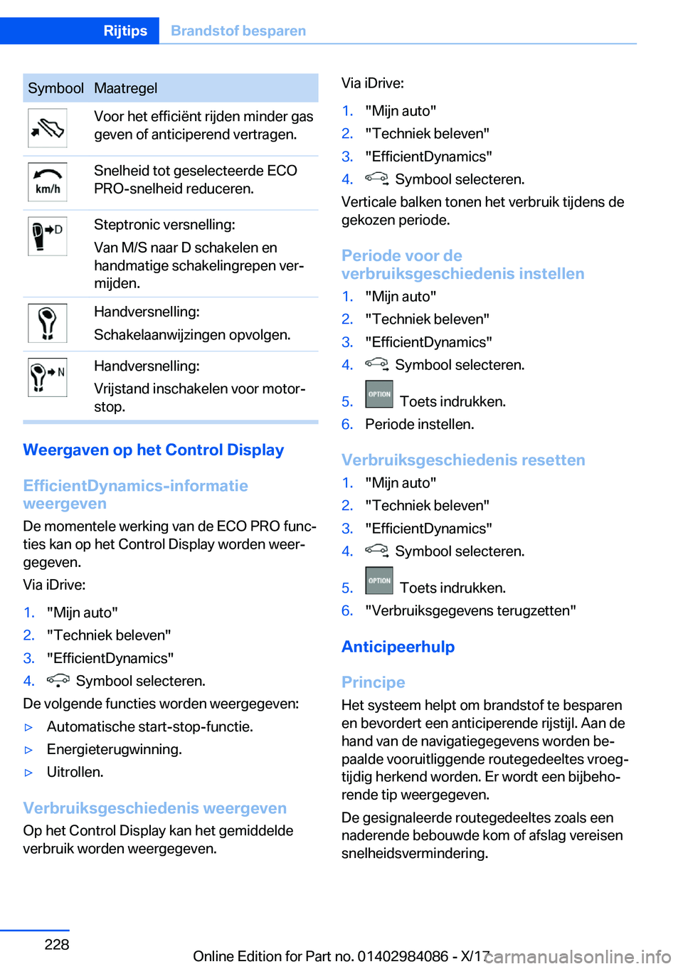 BMW 3 SERIES 2018  Instructieboekjes (in Dutch) �S�y�m�b�o�o�l�M�a�a�t�r�e�g�e�l�V�o�o�r� �h�e�t� �e�f�f�i�c�i�