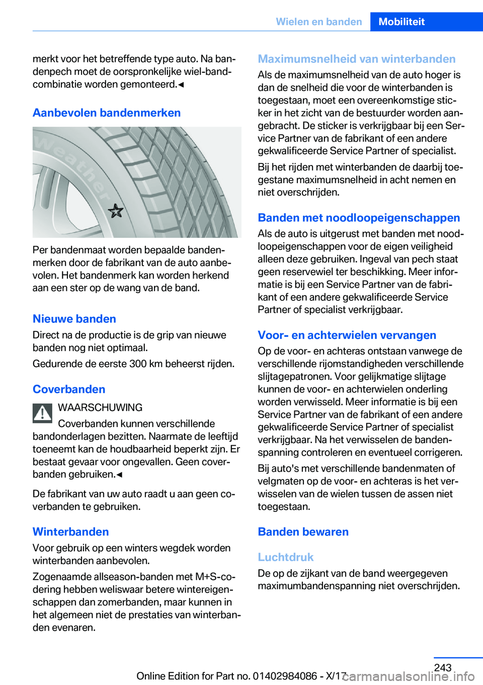 BMW 3 SERIES 2018  Instructieboekjes (in Dutch) �m�e�r�k�t� �v�o�o�r� �h�e�t� �b�e�t�r�e�f�f�e�n�d�e� �t�y�p�e� �a�u�t�o�.� �N�a� �b�a�nj
�d�e�n�p�e�c�h� �m�o�e�t� �d�e� �o�o�r�s�p�r�o�n�k�e�l�i�j�k�e� �w�i�e�l�-�b�a�n�dj �c�o�m�b�i�n�a�t�i�e� �w