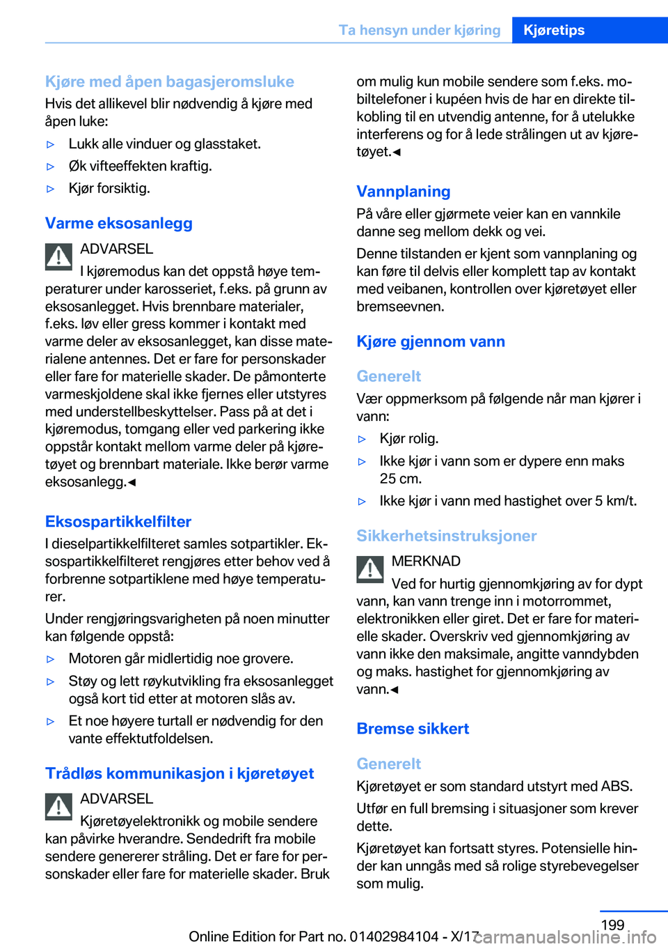 BMW 3 SERIES 2018  InstruksjonsbØker (in Norwegian) �K�j�